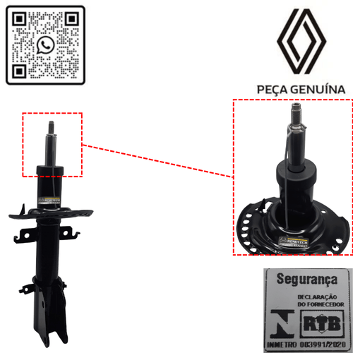 RN 20572R 543020572R AMORT. DIANT. KANGOO ELETRICA - 3
